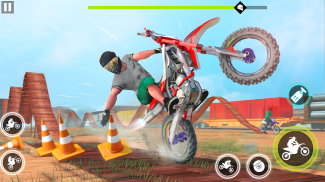 Permainan Cross : Motor Balap screenshot 2