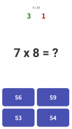 Multiplication Games Math quiz screenshot 1