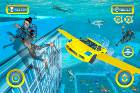 Underwater Flying Car Stunt screenshot 7