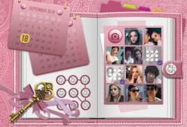 Rose Gold Secret Diary With Lock screenshot 2