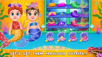 Twin mermaid babysitter care screenshot 6