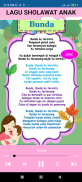 Lagu Anak Muslim Sholawat Nabi screenshot 5