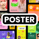 Poster Maker With Name & Image icon