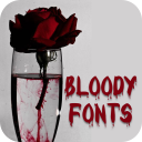 Bloody Font for FlipFont , Cool Fonts Text Free Icon