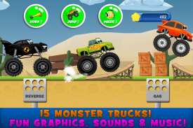 Monster Trucks Game for Kids 2 screenshot 1