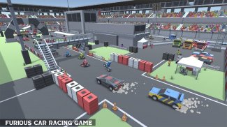 Polygon Toy Car Race screenshot 2