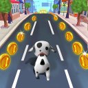 Dog Run Pet Runner Games 3D Icon