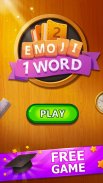 2 Emoji 1 Word - Guess Emoji ❤️Word Games Puzzle screenshot 3