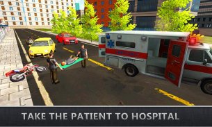 city ambulance rescue driving screenshot 1