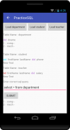 PracticeSQL screenshot 2