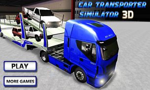 Car Transporter Parking 3D screenshot 0