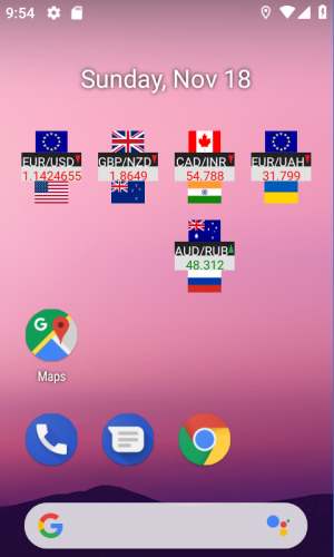 Exchange Rate Widget screenshot 5