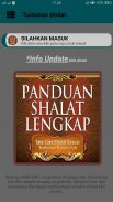 Tuntunan Sholat Lengkap + Suar screenshot 1