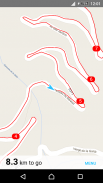 BikeGPX - Free cycle navigator screenshot 1