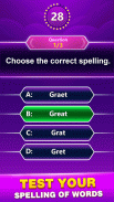 Spelling Quiz - Word Trivia screenshot 1