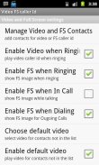 Video Full Screen Caller ID Tr screenshot 0