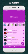 GB WA Theme Pink Aero App 2023 screenshot 7