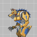 Robot Werewolf Toy Robot War Icon