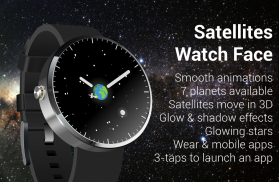 Satellites Watch Face screenshot 0