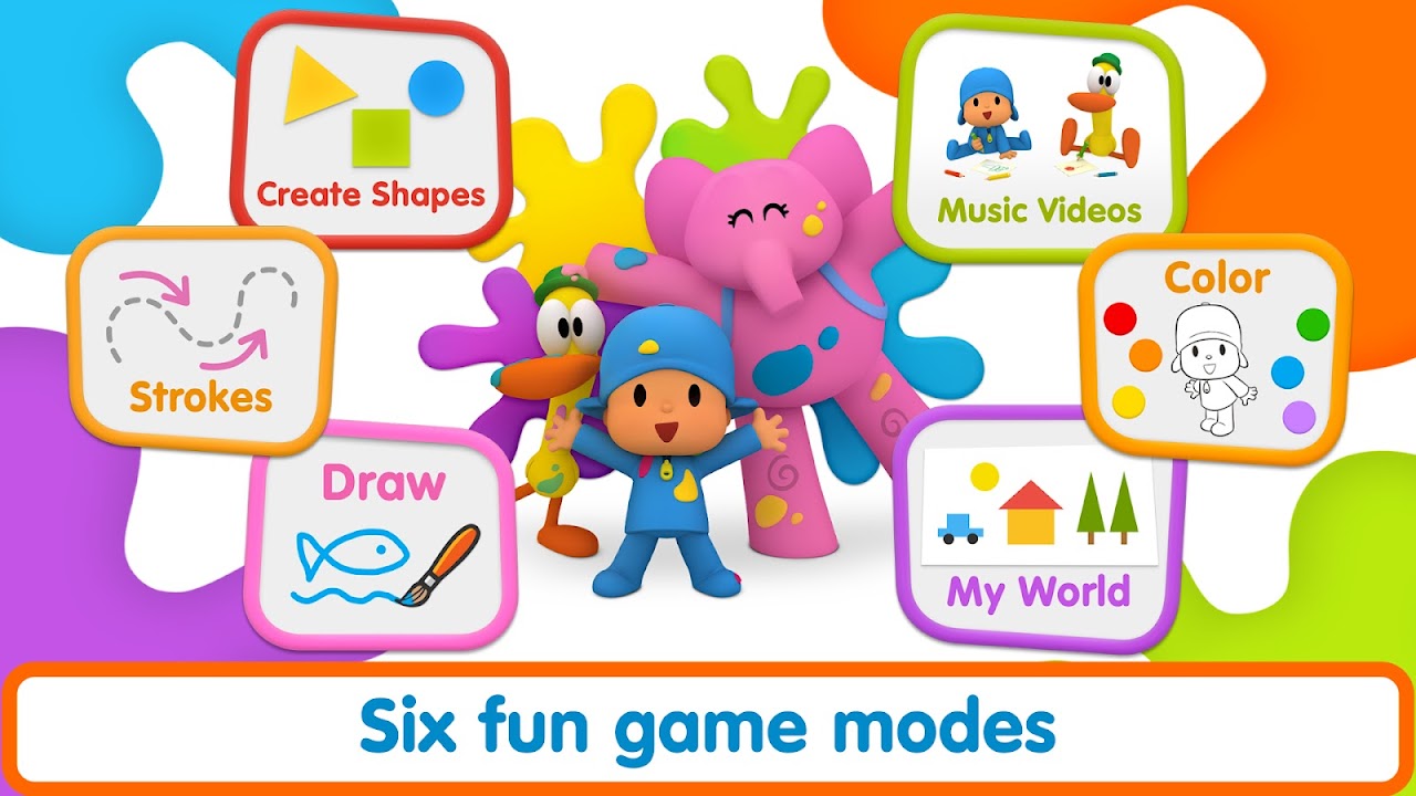 Entertaining and funny games of Pocoyo