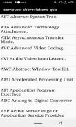 Computer Abbreviations Quiz all ICT  Abbreviations screenshot 0