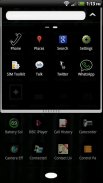 Black Go Launcher EX Theme screenshot 3