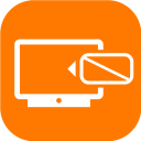 Orange TV Stick Icon