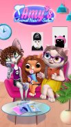 Salón de Belleza de Amy: gatitas cambian su imagen screenshot 3