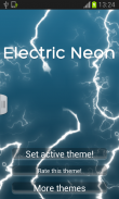 Electric Neon Keyboard Theme screenshot 0