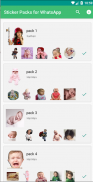 Autocollants drôles de bébés pour WhatsApp screenshot 3