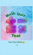 Math Quiz Test screenshot 3