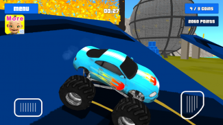 Baby Monster Truck Hot Racing screenshot 2