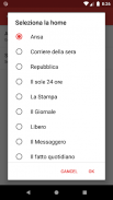 Giornali italiani screenshot 1