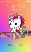 Magical Unicorn Lock screen Passcode, Unicorn 2019 screenshot 4