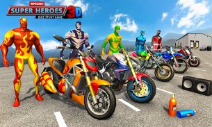 Superhero GT Bike Racing Stunt screenshot 0