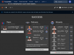 TradeNBA: NBA Trade Machine & GM Tools screenshot 1