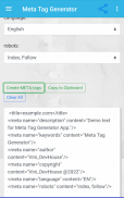 Meta Tag Generator screenshot 4