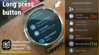 Bubble Cloud Tile Launcher Watch face (WearOS) screenshot 17