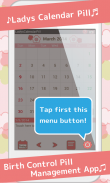 LadysCalendar Pill Free screenshot 0