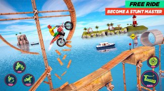 Novo bicicleta façanha - bicicleta corrida jogos screenshot 7