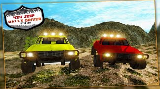 4x4 Jeep Ralli Sürücü Sim 3D screenshot 11