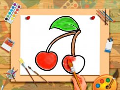 Pintura de colorir frutas para screenshot 8