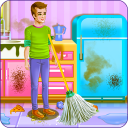 Daddy Messy House Cleaning Icon