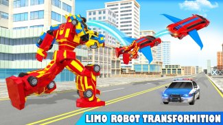 Limo Car Dino Robot Car Game screenshot 3