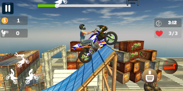 Bike Stunt 3d :Crazy Bike -impossible track screenshot 2