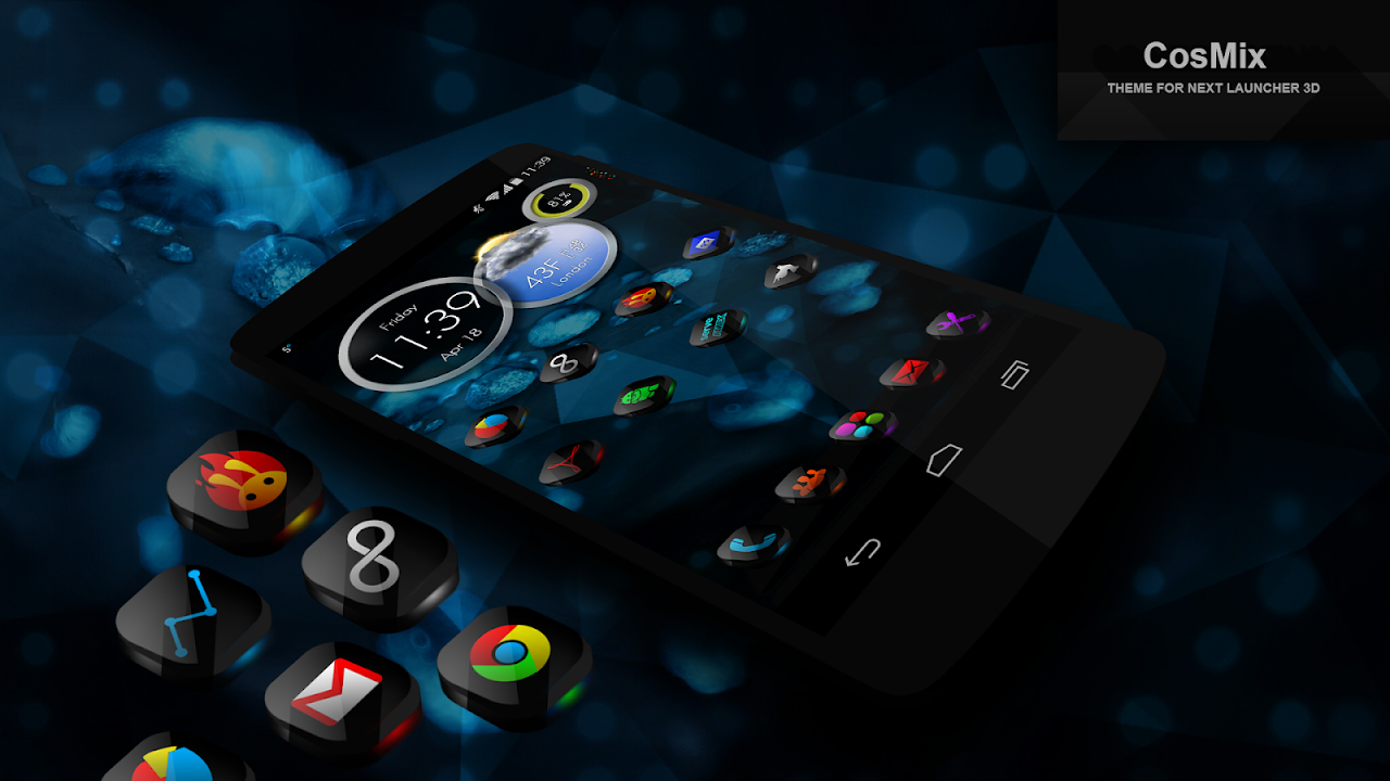 Next Launcher Theme CosMix 3D - Загрузить APK для Android | Aptoide