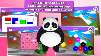 Panda 1st Grade Learning Games screenshot 1