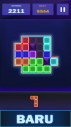Glow Puzzle Blok - permainan puzzle klasik screenshot 8