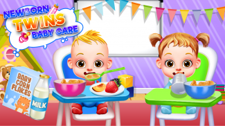 Newborn Twin Baby Care Nursery screenshot 0