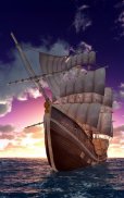 Sailing Ship Live Wallpaper screenshot 1